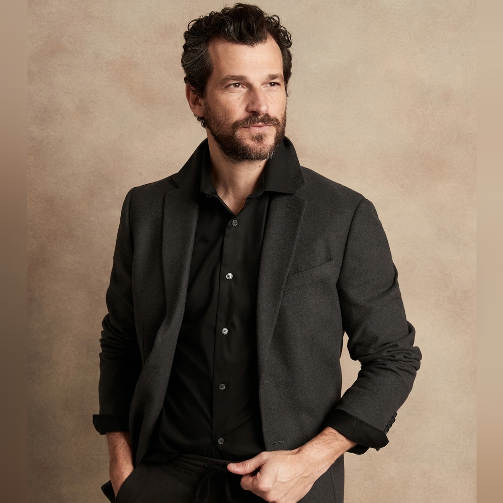 Brand New BR Factory Slim Dress Shirt | Black | Medium